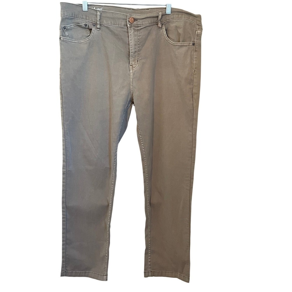Mugsy Jeans Buck Tan Straight Leg Size 39x29 Measured Size